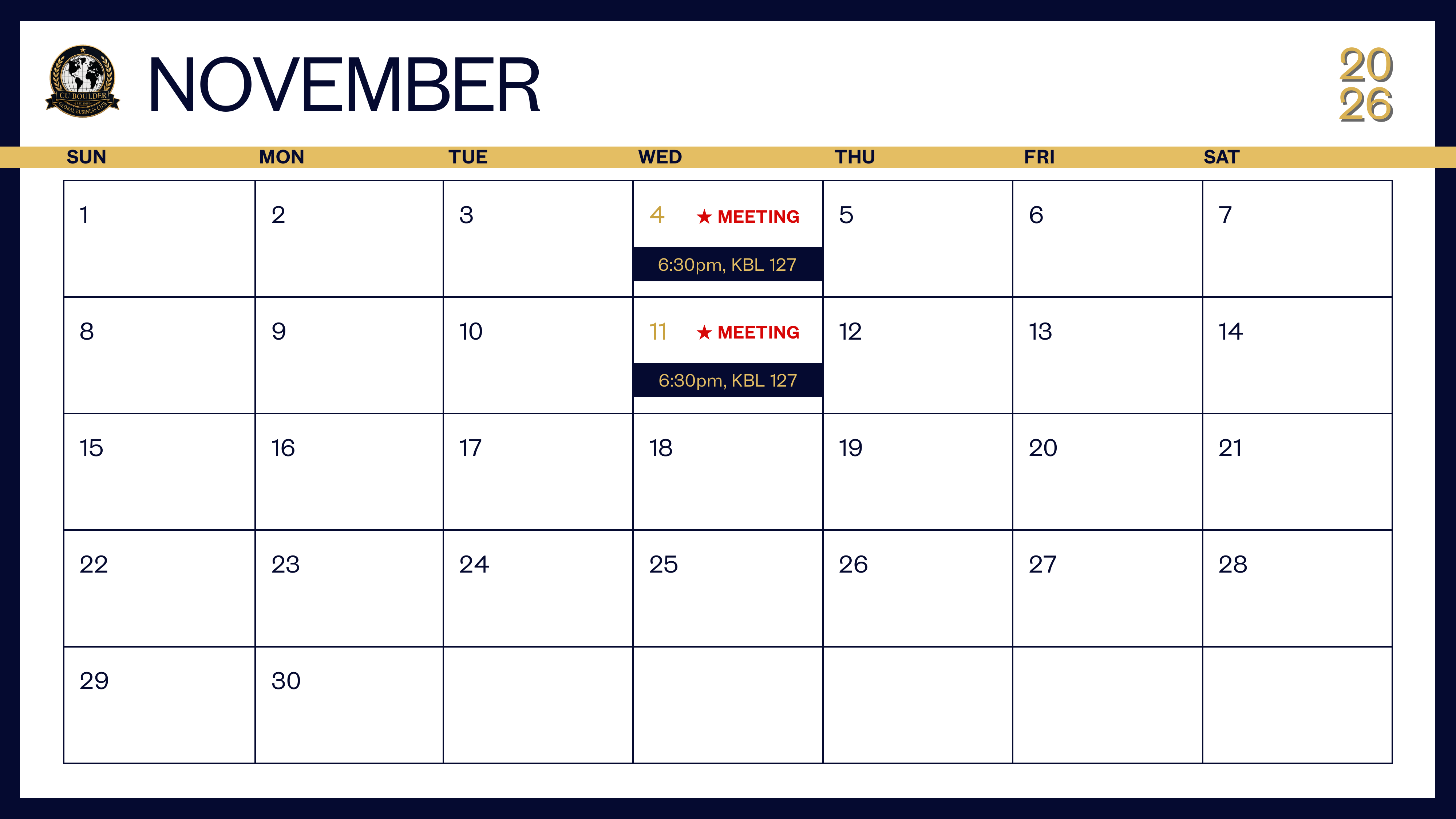 November 2026 calendar